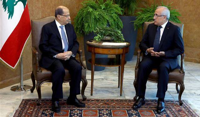 president sleiman in presidential palace